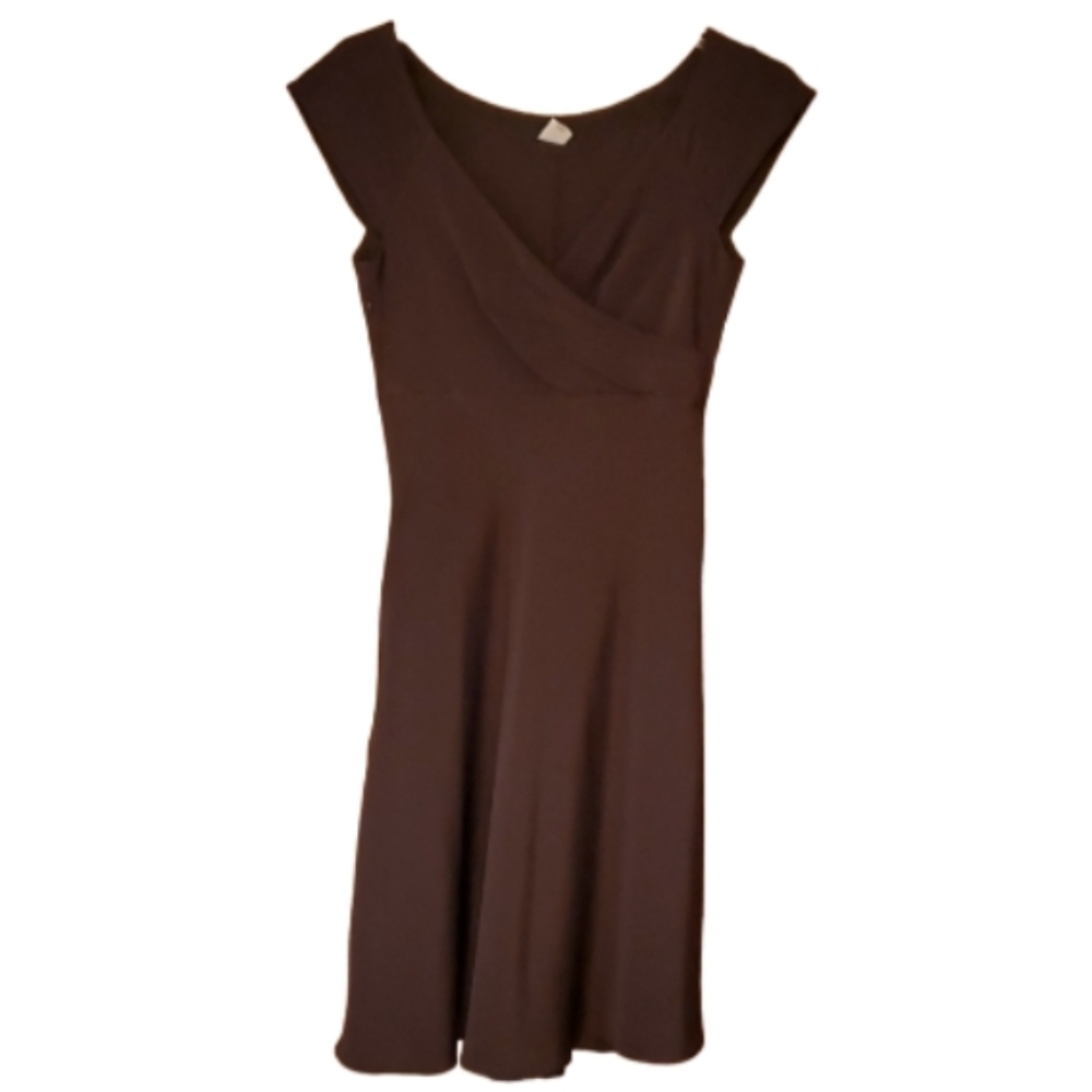 J. Crew Womans Brown Silk Dress Size 8